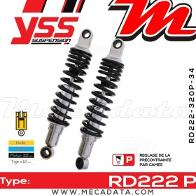 Amortisseur ~ YSS RD222-320P-34-18