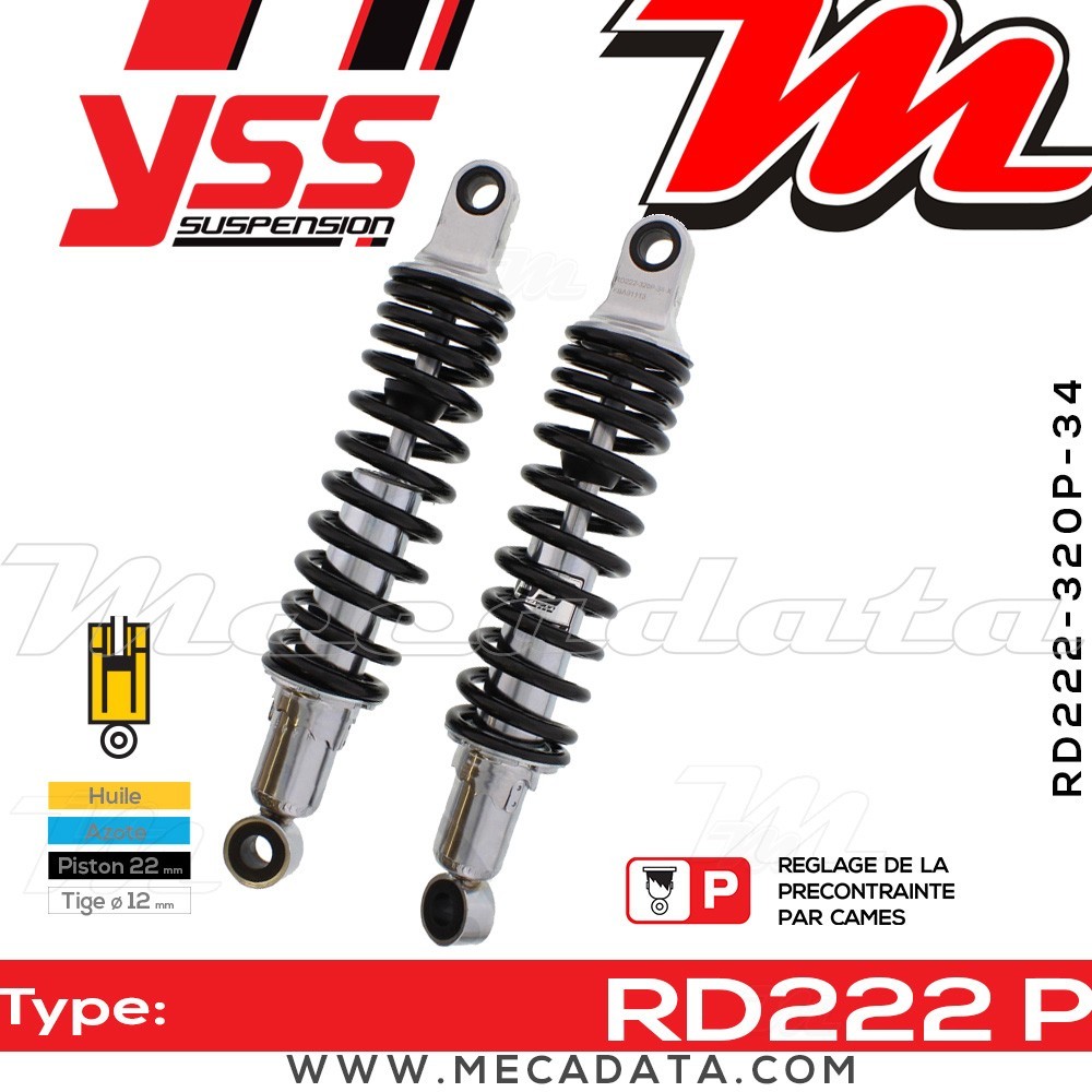 Amortisseur ~ YSS RD222-320P-34-18