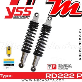 Amortisseur ~ YSS RD222-330P-07-18