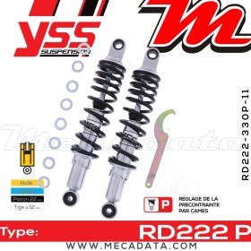 Amortisseur ~ YSS RD222-330P-11-18