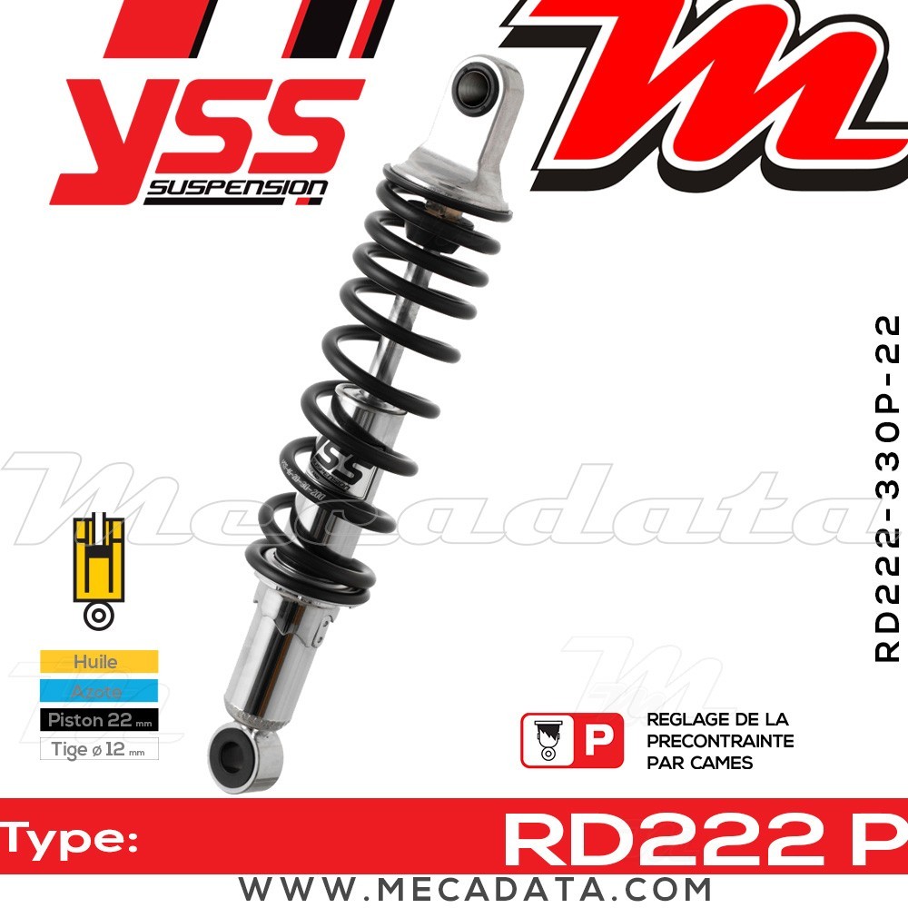 Amortisseur ~ YSS RD222-330P-22-18