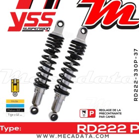 Amortisseur ~ YSS RD222-330P-37-18