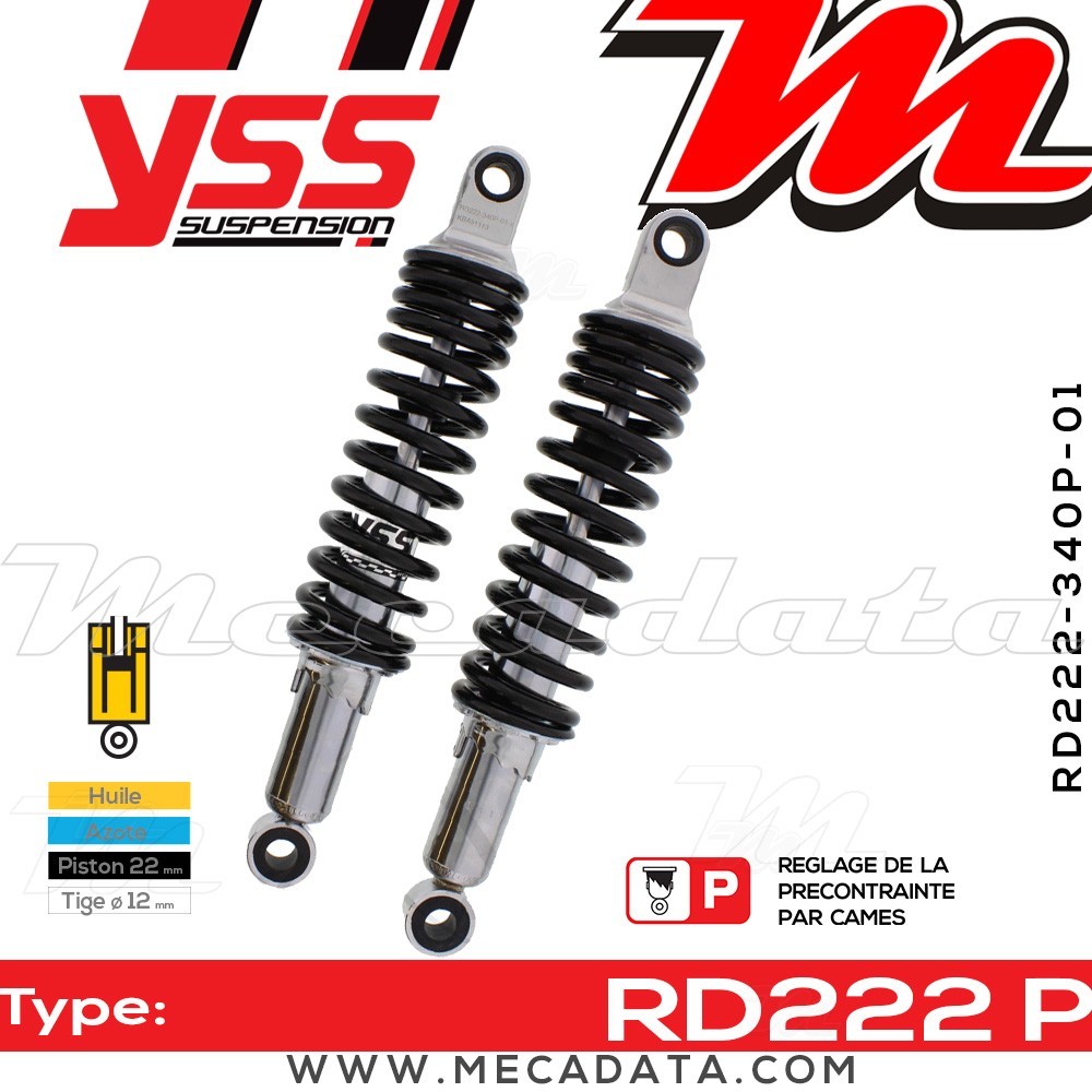 Amortisseur ~ YSS RD222-340P-01-18