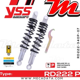 Amortisseur ~ YSS RD222-340P-07-18