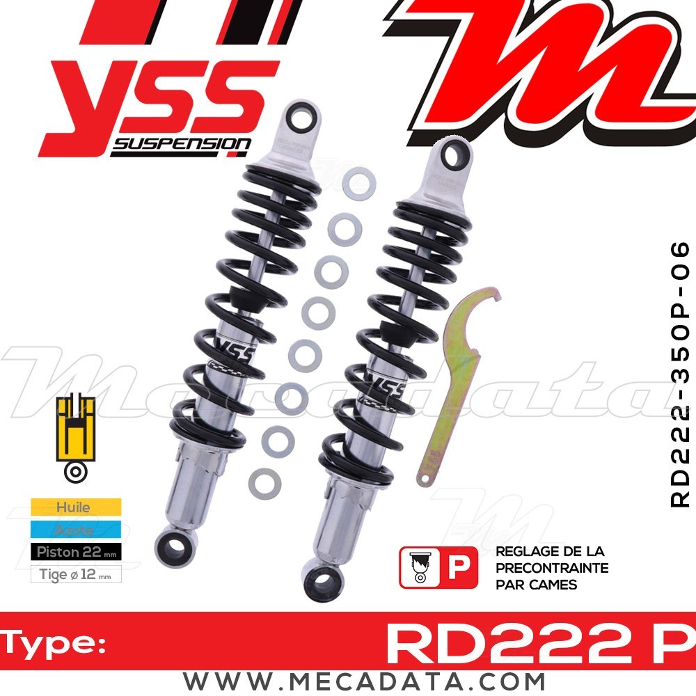 Amortisseur ~ YSS RD222-350P-06-18