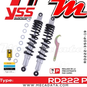 Amortisseur ~ YSS RD222-350P-19-18