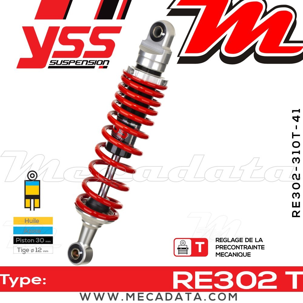 Amortisseur ~ YSS RE302-310T-41-85