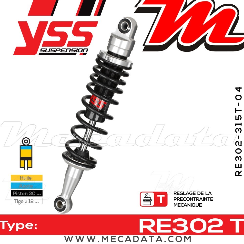 Amortisseur ~ YSS RE302-315T-04-88