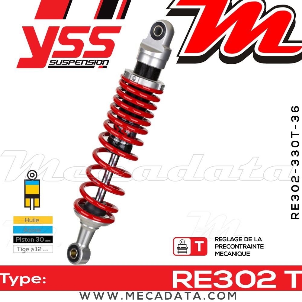 Amortisseur ~ YSS RE302-330T-36-85