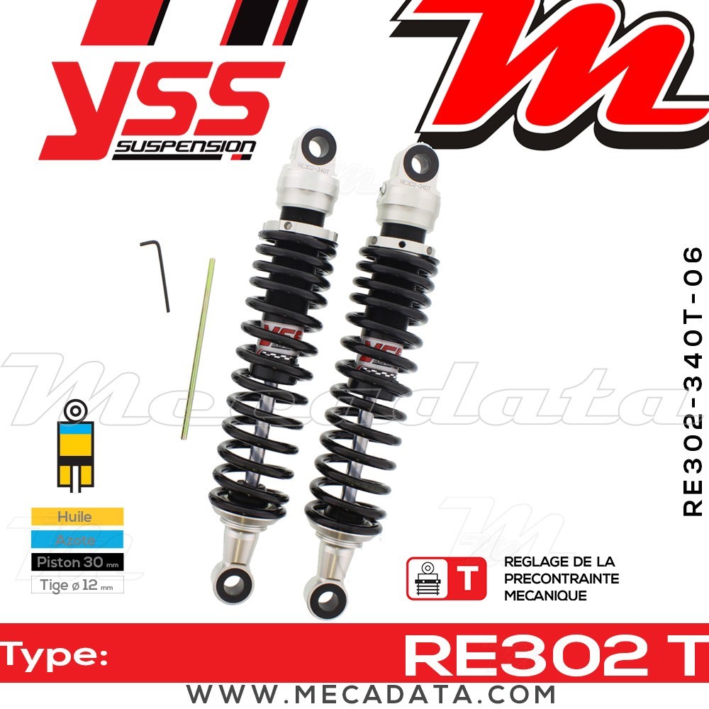 Amortisseur ~ YSS RE302-340T-06-88