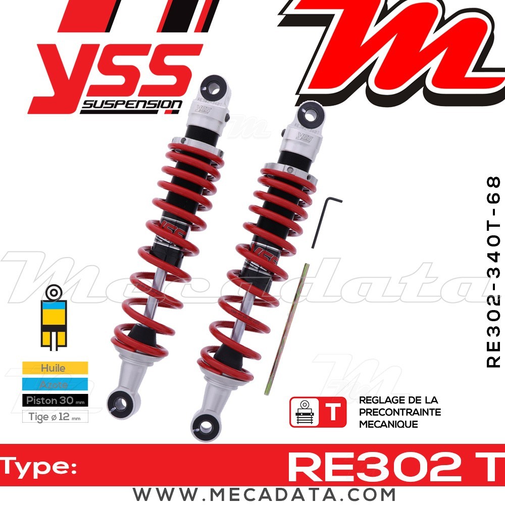 Amortisseur ~ YSS RE302-340T-68-85
