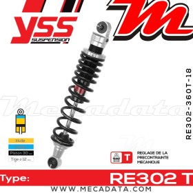 Amortisseur ~ YSS RE302-360T-18-88