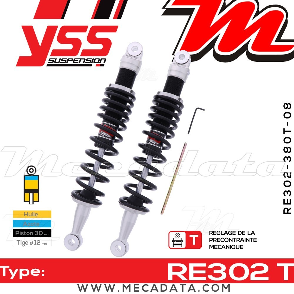 Amortisseur ~ YSS RE302-380T-08-88