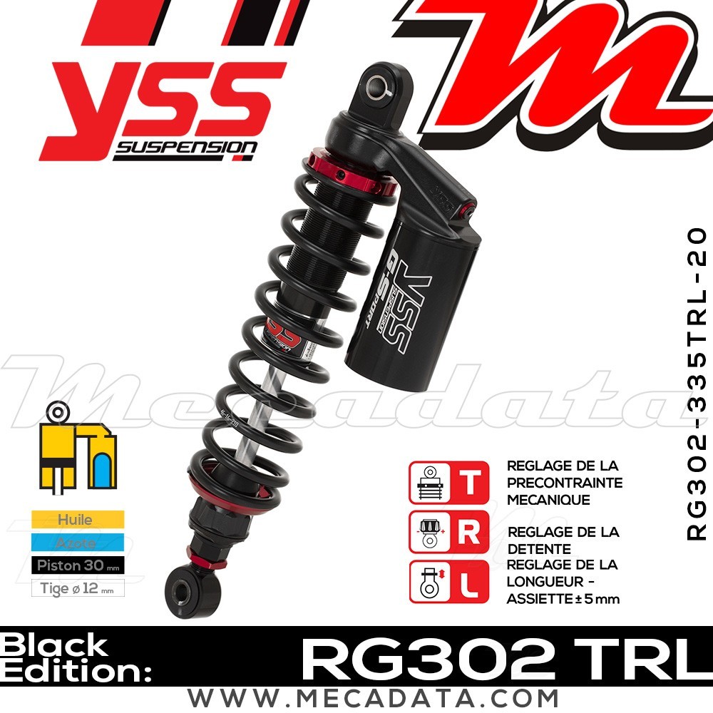 Amortisseur ~ YSS RG302-335TRL-20-888A