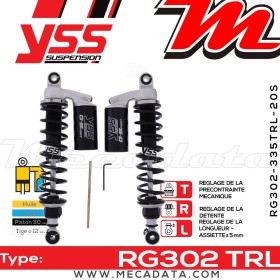 Amortisseur ~ YSS RG302-335TRL-20S-888