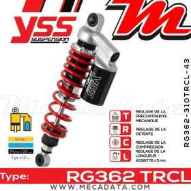 Amortisseur ~ YSS RG362-310TRCL-43-858