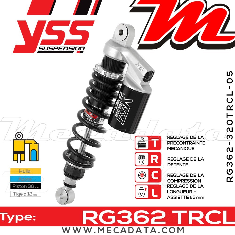 Amortisseur ~ YSS RG362-320TRCL-05-888