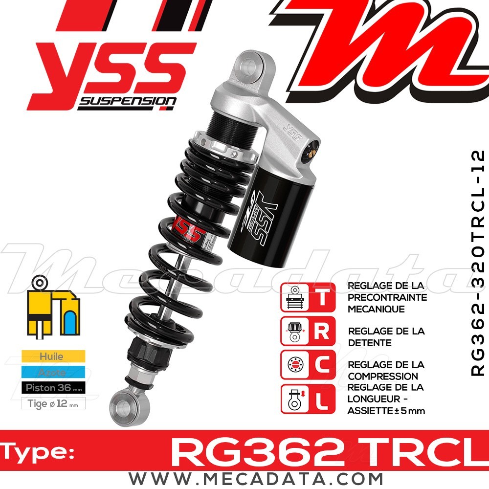 Amortisseur ~ YSS RG362-320TRCL-12-888