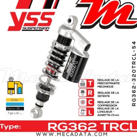 Amortisseur ~ YSS RG362-320TRCL-54-818