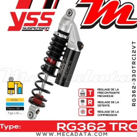 Amortisseur ~ YSS RG362-330TRC12VT-888