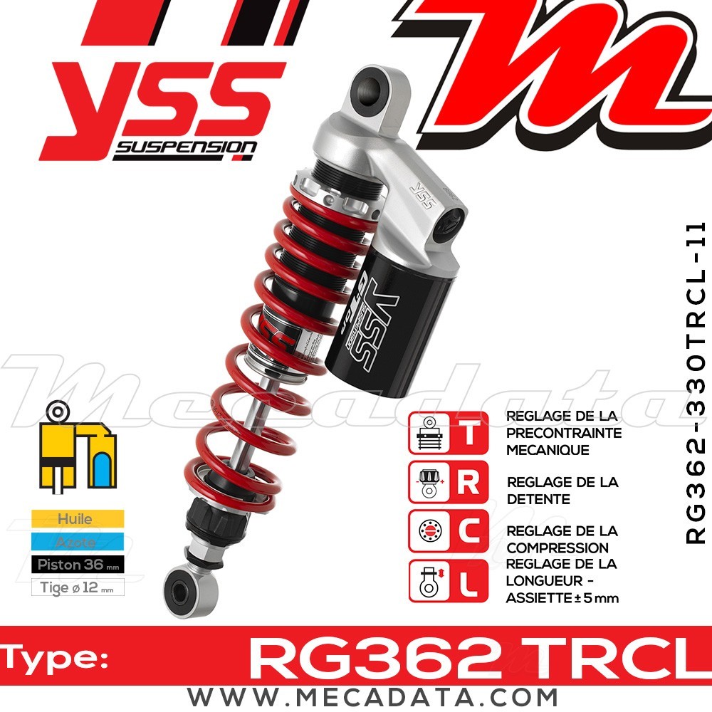 Amortisseur ~ YSS RG362-330TRCL-11-888