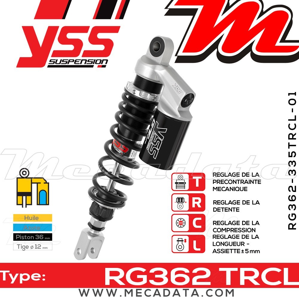 Amortisseur ~ YSS RG362-335TRCL-01-888