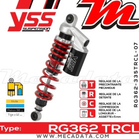 Amortisseur ~ YSS RG362-335TRCL-07-818