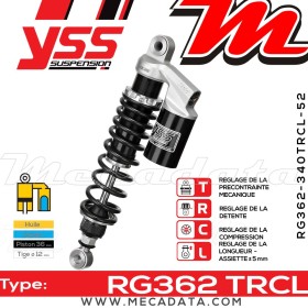 Amortisseur ~ YSS RG362-340TRCL-52-888