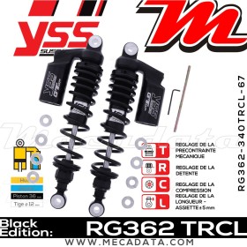 Amortisseur ~ YSS RG362-340TRCL-67-B