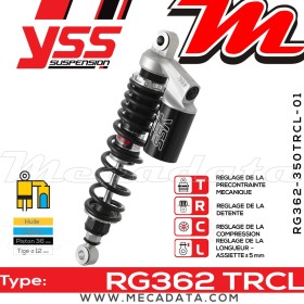 Amortisseur ~ YSS RG362-350TRCL-01-888