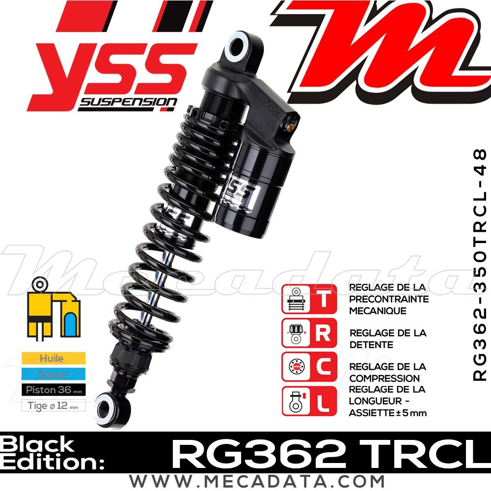 Amortisseur ~ YSS RG362-350TRCL-48-B