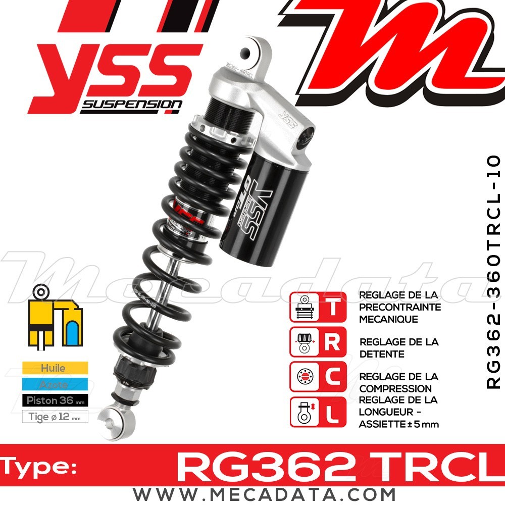 Amortisseur ~ YSS RG362-360TRCL-10-888