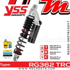 Amortisseur ~ YSS RG362-365TRC02VT-888