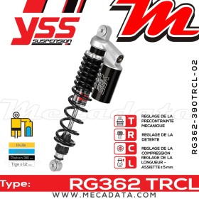 Amortisseur ~ YSS RG362-390TRCL-02-888