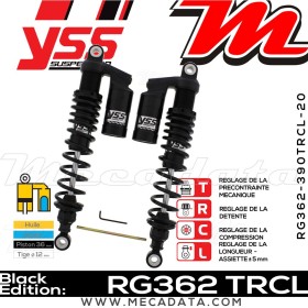 Amortisseur ~ YSS RG362-390TRCL-20-B