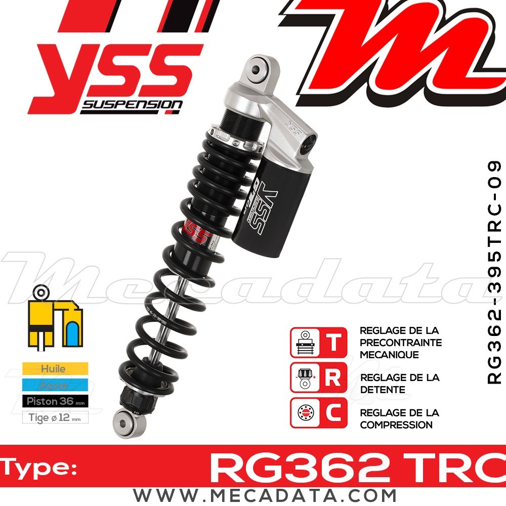Amortisseur ~ YSS RG362-395TRC-09-888