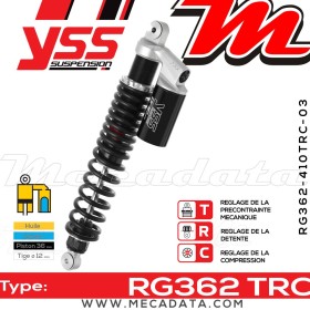 Amortisseur ~ YSS RG362-410TRC-03-888
