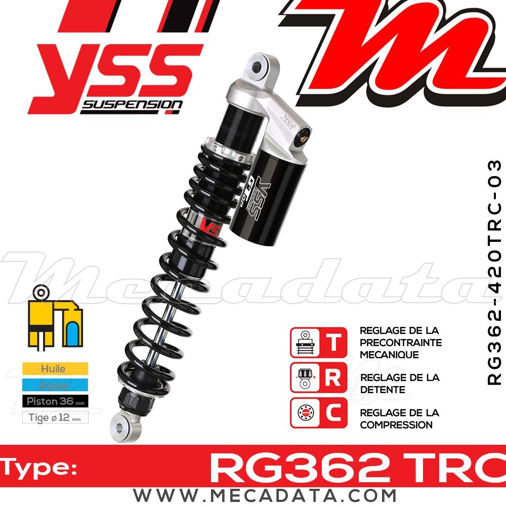 Amortisseur ~ YSS RG362-420TRC-03-888