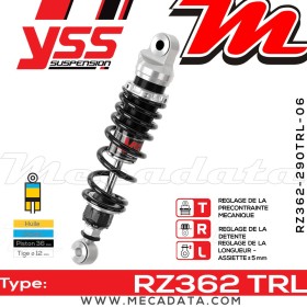 Amortisseur ~ YSS RZ362-290TRL-06-88