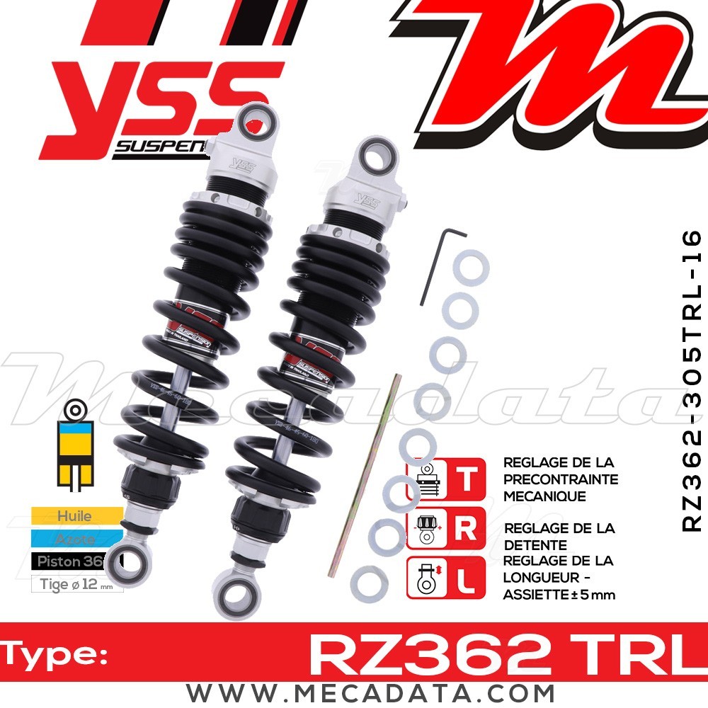 Amortisseur ~ YSS RZ362-305TRL-16-88