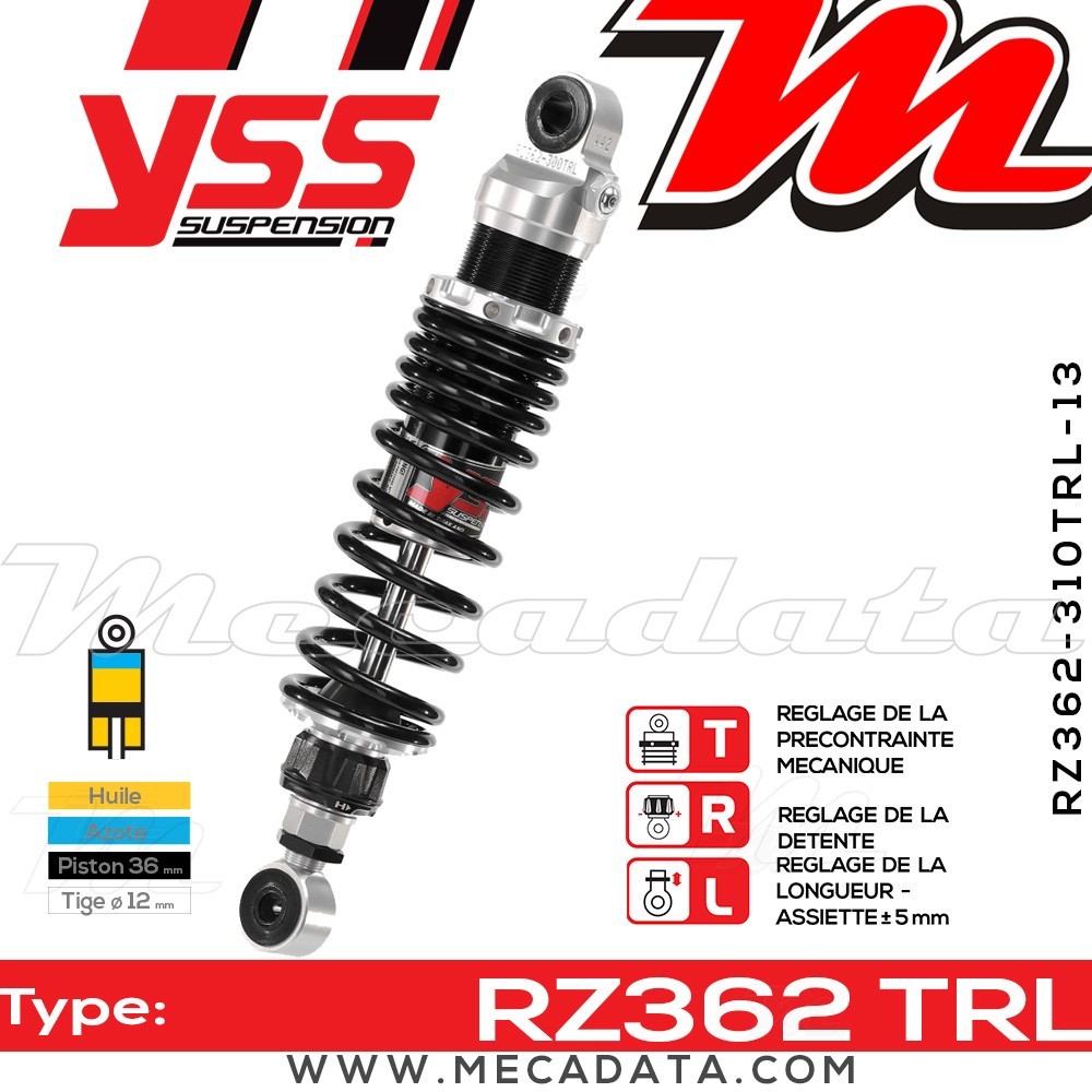Amortisseur ~ YSS RZ362-310TRL-13-88