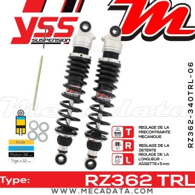 Amortisseur ~ YSS RZ362-340TRL-06-88