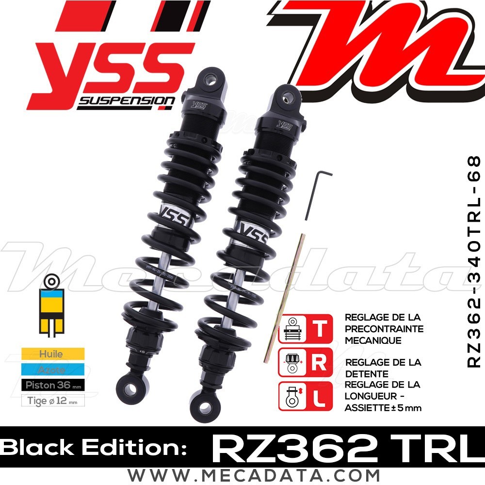 Amortisseur ~ YSS RZ362-340TRL-68-B