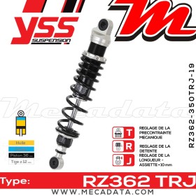Amortisseur ~ YSS RZ362-350TRJ-19-88