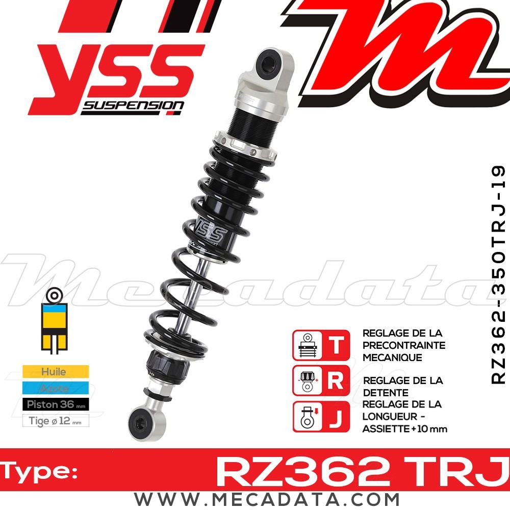 Amortisseur ~ YSS RZ362-350TRJ-19-88