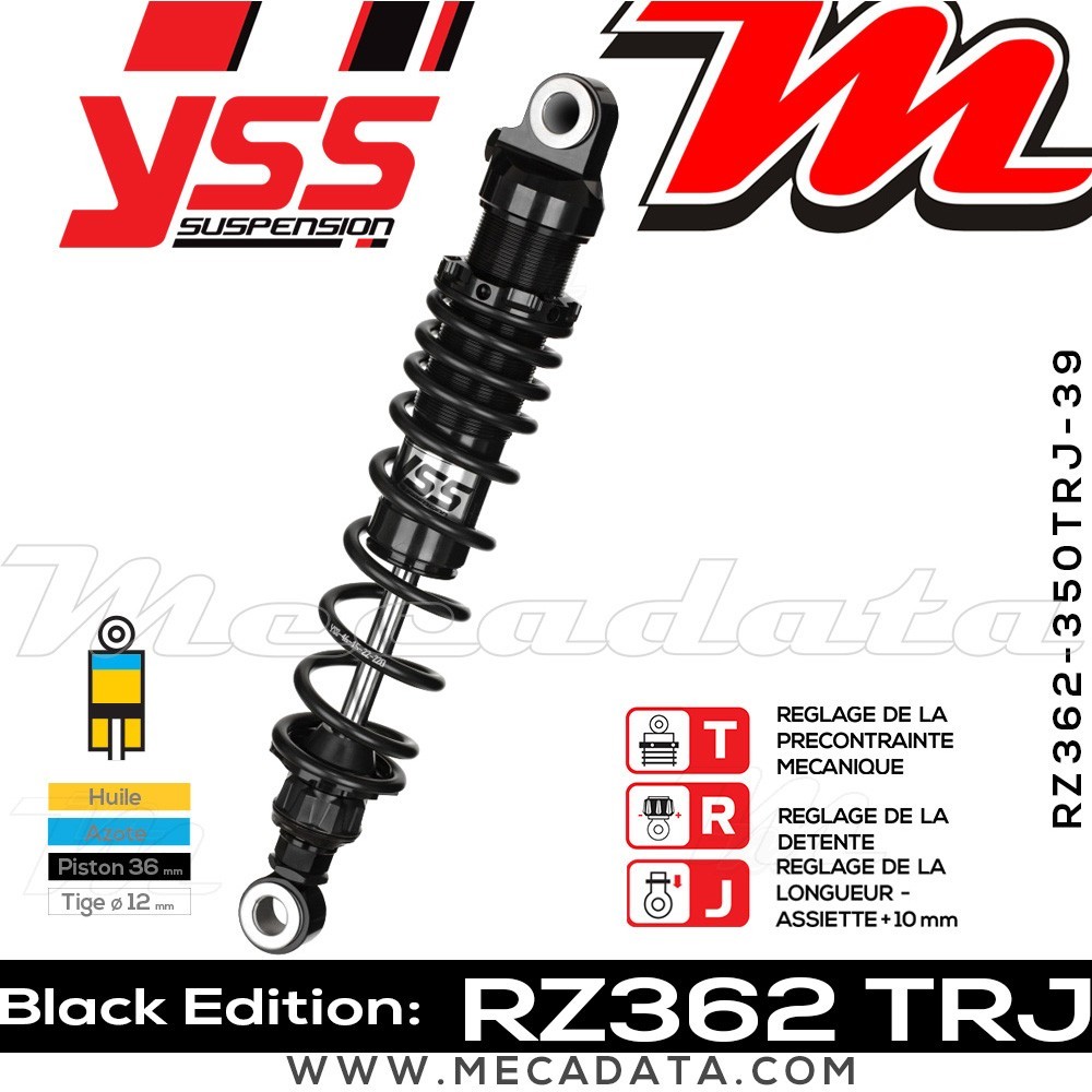 Amortisseur ~ YSS RZ362-350TRJ-39-B