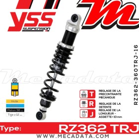 Amortisseur ~ YSS RZ362-360TRJ-16-88