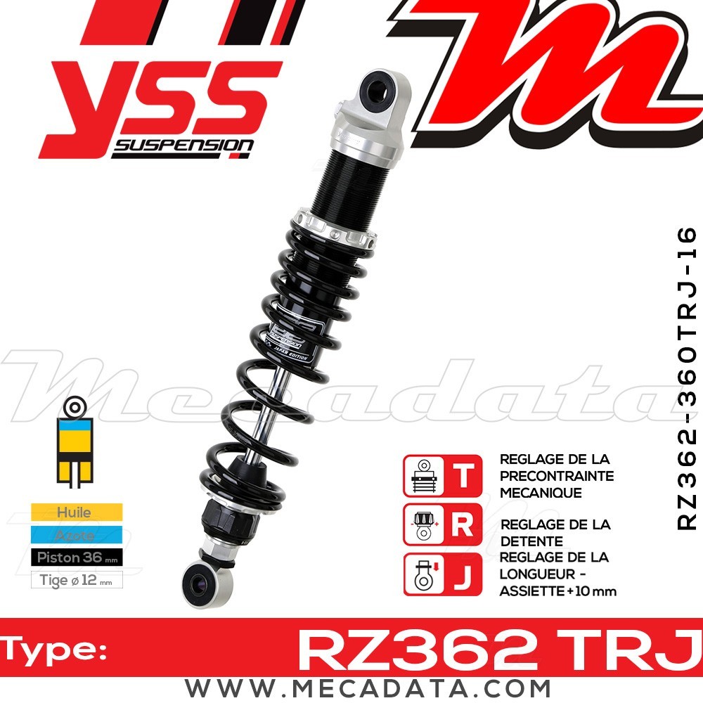 Amortisseur ~ YSS RZ362-360TRJ-16-88