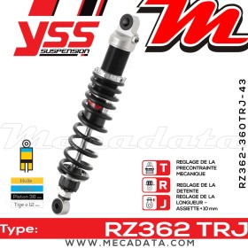 Amortisseur ~ YSS RZ362-360TRJ-43-88