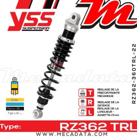 Amortisseur ~ YSS RZ362-360TRL-22-88